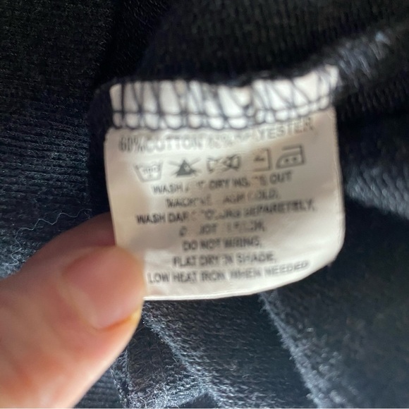 NASA Sweatshirt Mens Black Pullover Long Sleeve Crew Neck Graphic Logo XXL - Picture 5 of 8